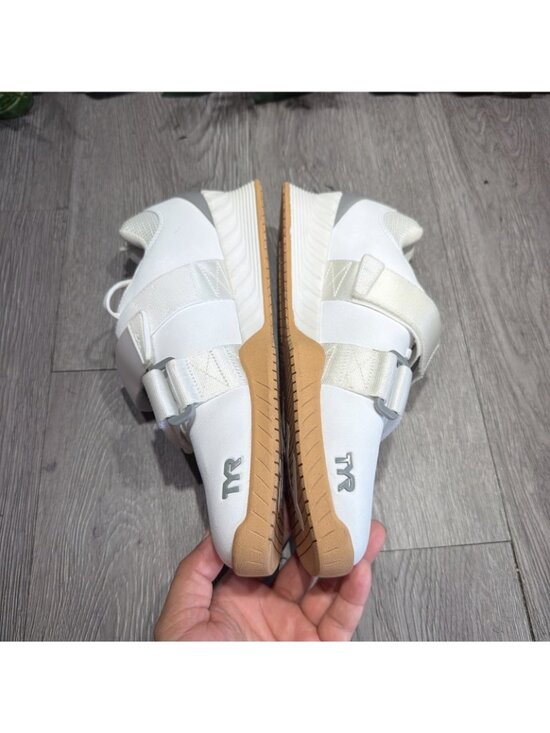TYR L-1 Lifter Weightlifting Shoes White Grey Gum Men\'s Size 6 Women\'s 7.5 main image 5